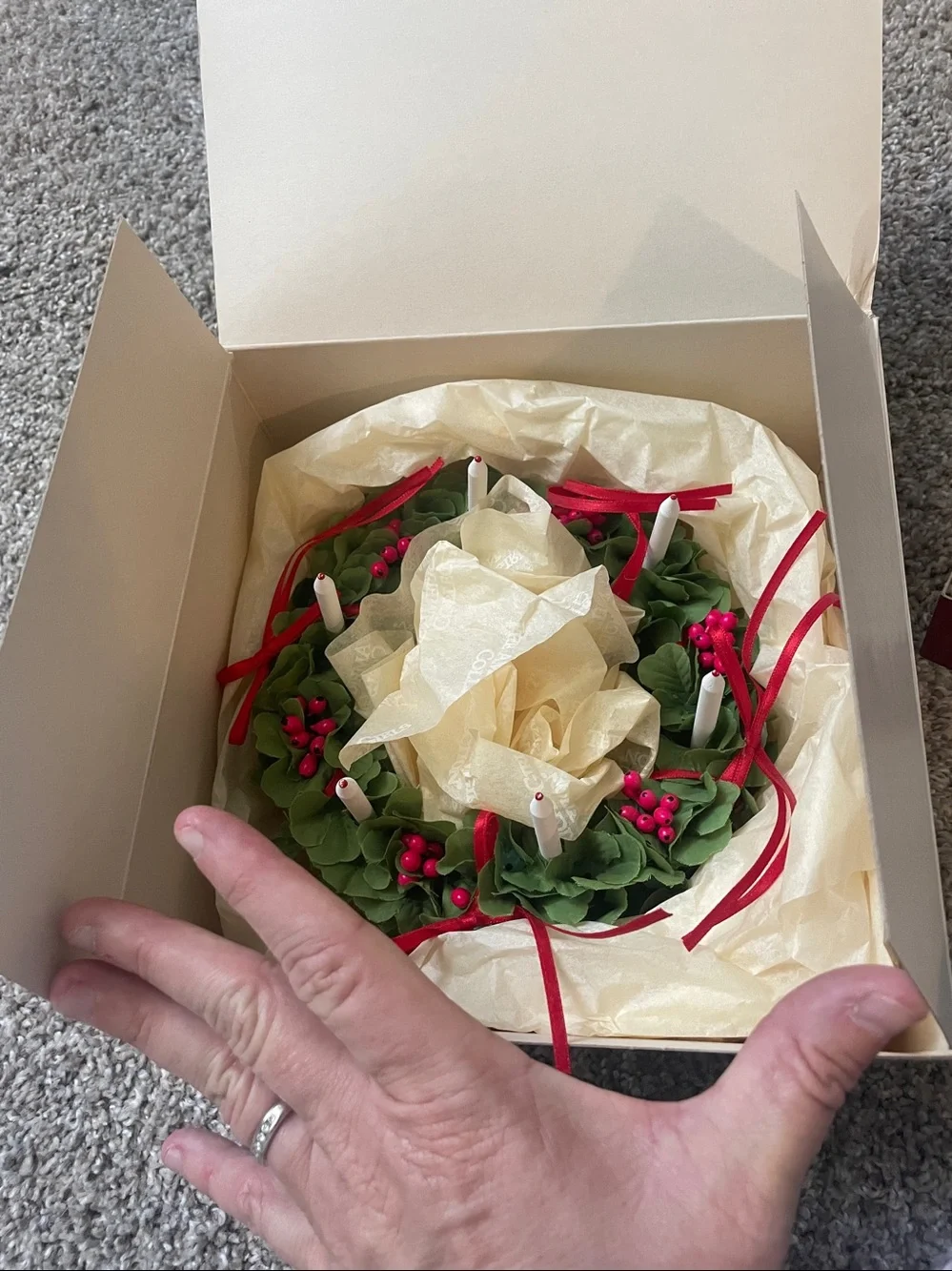 First Edition Pleasant Company AmericanGirl Kirsten Christmas  St. Lucia Wreath - Picture 7 of 8